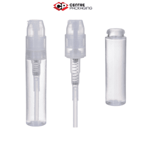 Image illustrating a CP-CP-31 Cream Pump in white with a clear over cap. The color of the pump is customizable. The pump is displayed without a bottle, but a bottle can be included upon request. Various neck sizes are available for the pump.